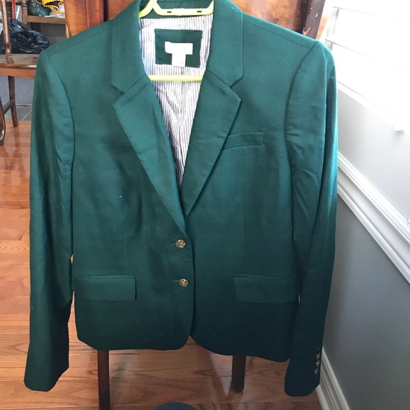 Jcrew schoolboy blazer next to new forest green - Picture 7 of 7